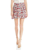 Pleated Skirt Bright Redmulti 4