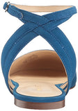Nine West Begany Suede Ballet Flat Blue 9 M Us
