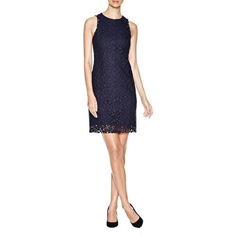 Michael Michael Kors Lace Sleeveless Casual Dress Navy 16