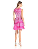 Cotton Jacquard With Stripe, Pink/Cream, 8