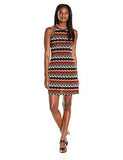 Abstract Zig Zag Halter Dress, Print, M
