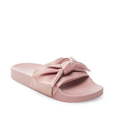 Silky Slide Sandal Pink Satin 9 M Us