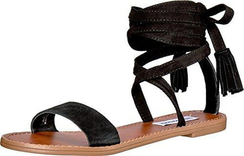 Kaara Black Suede Sandal