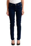 Jeans Dark Blue Straight Leg Denim Jeans Us 9 It 45;