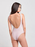 Sophia Reversible One Piece Dusty Rose/Pink Seersucker Xs Swimwear One Piece Rose/Pink