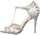 Blue By SbTee Dress Sandal,Silver,5.5 M Us