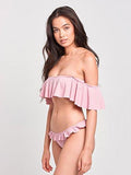 Waves Flutter Swim Bottom Adobe Rose L Swimwear Bikini Adobe Rose