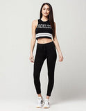 Young & Reckless 3 Peat Crop Tank, Black, Medium