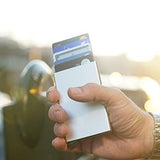Card Blocr Rfid Blocking Wallet Credit Card Holder Slim Front Pocket Design Grey