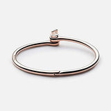 Thin Reeve Cuff Bracelet Rose Gold Rose Gold S