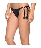 Michael Michael Kors Villa Del Mar Euro String Bikini Bottom Black Swimsuit Bottoms