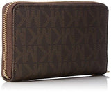 Michael Michael Kors Mk Jet Set Signature Leather Clutch
