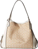 Signature Edie 31 Shoulder Bag Lilight Khakichalk Handbag