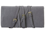 Eneration Strappy Oversize Clutch Hand Bag Smoke One Size