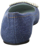 Marc Jacobs Caroline Ballerina Ballet Flat Denim 38 Eu8 M Us