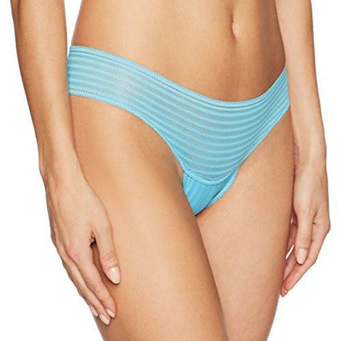 Sw Treat Stripe Thong, Blue Bird, One Size Fits All