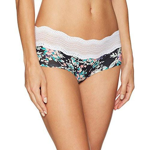 Dolce Spt Bouq Boyshort, Spring Bouquet Black/White, Large