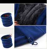 Winter Warm Thermal Fleece Balaclava Hat Hood Ski Bike Wind Stopper Face Mask Hat Motorcycle Neck Helmet Cap Gray Color
