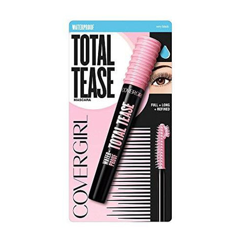 Total Tease Waterproof Mascara, Very Black, .21 Oz 6.5 Ml, 0.210 Ounce