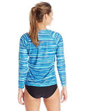 Kanu Surf Odyssey Long Sleeve Upf 50 Rashguard Blue Large