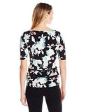 Double Hem Tee, Floral Multi, M