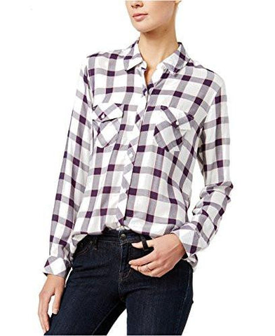 LongSleeve Plaid Shirt XxSmall, Blue Notte Combo