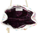 Betsey Johnson Rose 3 Entry Chain Shopper Tote Handbag Floral