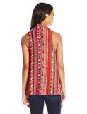 Rock 47 Vest, Orange/Red/Purple Print, Large