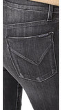 Hudson Jeans Harper High Rise Crop Baby Kick Flare, Night Star, 27