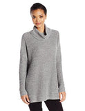 Cowl Neck Sweater Marled Heather Grey Small