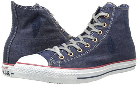 Converse Unisex Chuck Taylor Destroyed Denim Blue Sneaker 10 12