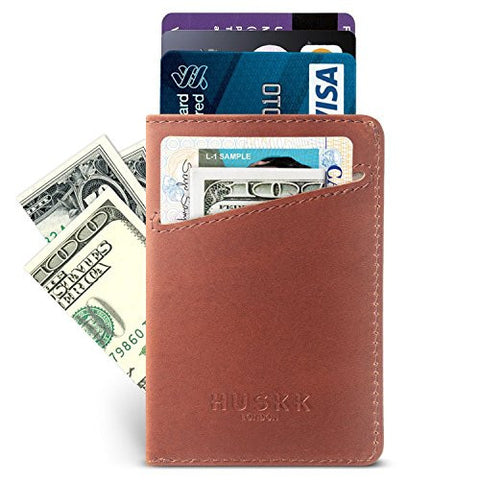 Slim Rfid Wallet For Leather Front Pocket Card Holder Sve Rfid Blocking