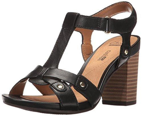 Banoy Valtina Dress Sandal Black Leather 85 M Us