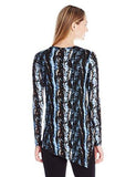 Asymmetric SideTie Top, Print, Xl