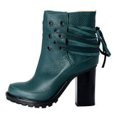Maison Margiela Mm6 Leather High Heel Ankle Boots Shoes Us 9 It 39;