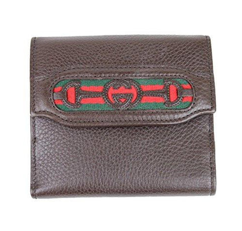 Brown Interlocking G French Leather Wallet 295352 2061