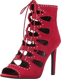 Cherries Holiday Red Lux Kid Suede Shoe