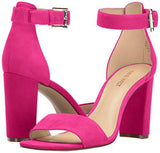 Nine West Nora Suede Dress Sandal Pink 6 M Us