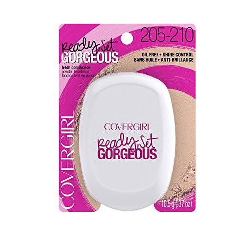 Ready Set Gorgeous Pocket Powder Foundation Light/Medium 205/210, .37 Oz