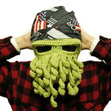 Tentacle Octopus Cthulhu Knit Beanie Hat Cap Wind Ski Mask Beine Color