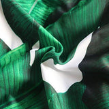 Mooskini Halter Leaf Colorful Padding Bikini Swimsuit Swimwear One Piece Bikini Mus Size 46 B964