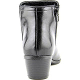 Fannia Round Toe Fashion Boots, Black, Size 8