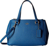 Peyton Leather Mini Jordan Double Zip Carryall Denim Handbag