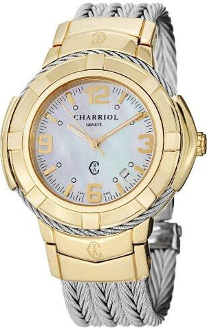 Charriol Ce438Y1650002 Celtic Analog Display Swiss Quartz Silver Watch