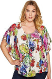 Plus Plus Size Angel Top Print Shirt