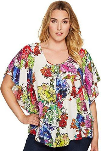 Plus Plus Size Angel Top Print Shirt