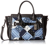Canyon Quilt Denim Swagger 27 Dkdenim Skull Print Satchel