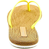 Yolo Open Toe Casual Flat Sandals Sunburst Yellow Size 5