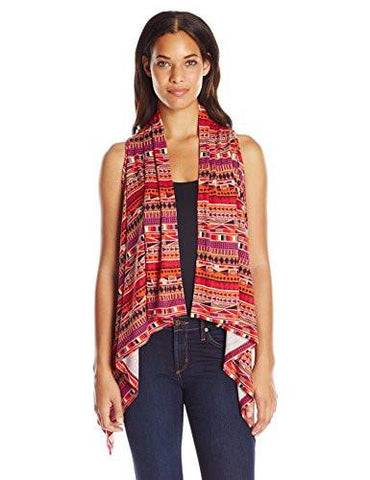 Rock 47 Vest, Orange/Red/Purple Print, Large