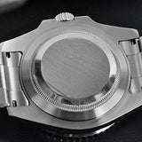 Black Dial Sapphire Glass Ceramic Bezel Submariner Automatic Mechanical Silver Watch